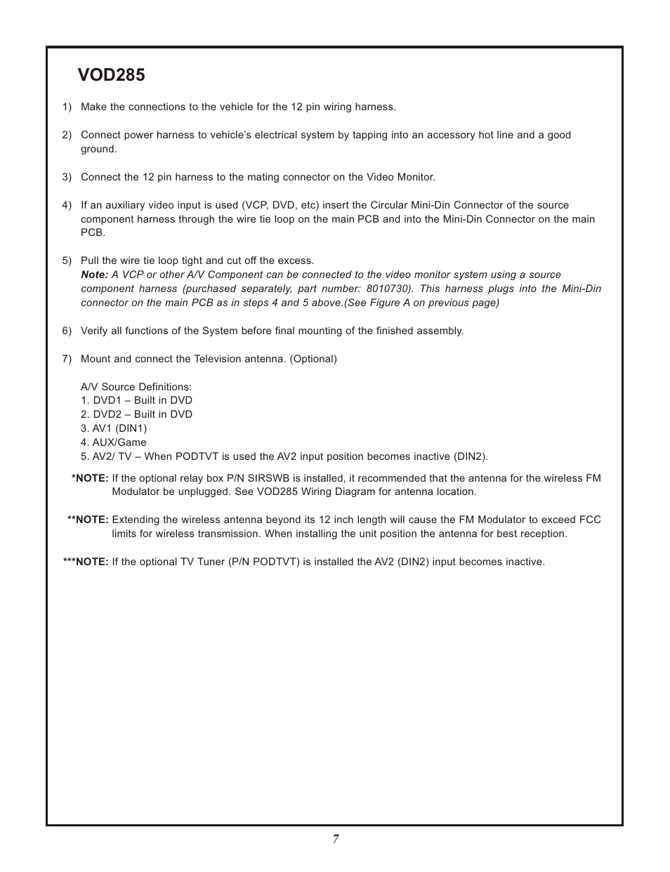 Vod285 | Audiovox VOD285S User Manual | Page 9 / 12
