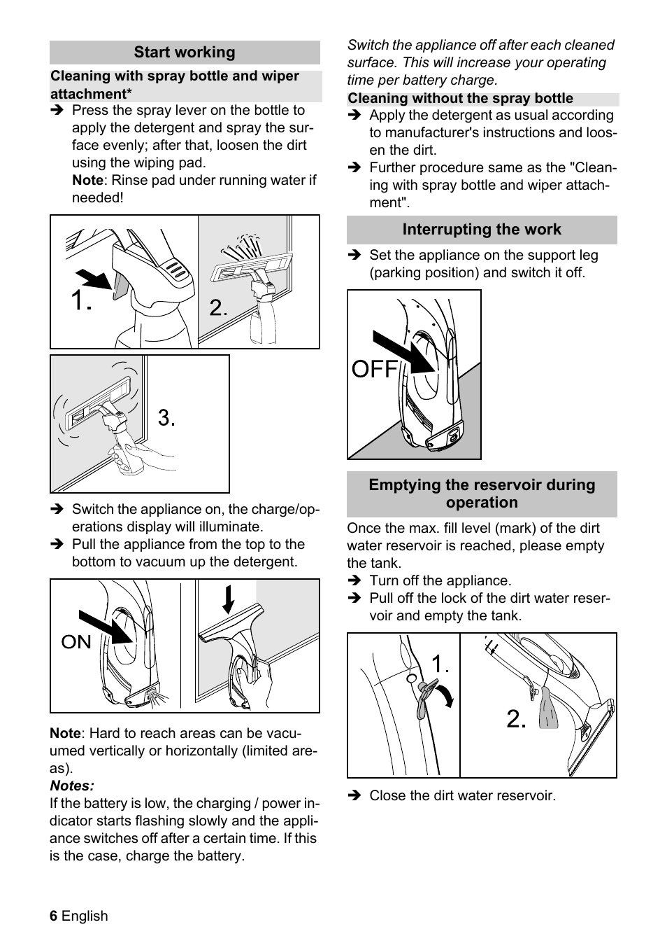 Karcher WV 50 Plus User Manual | Page 6 / 28