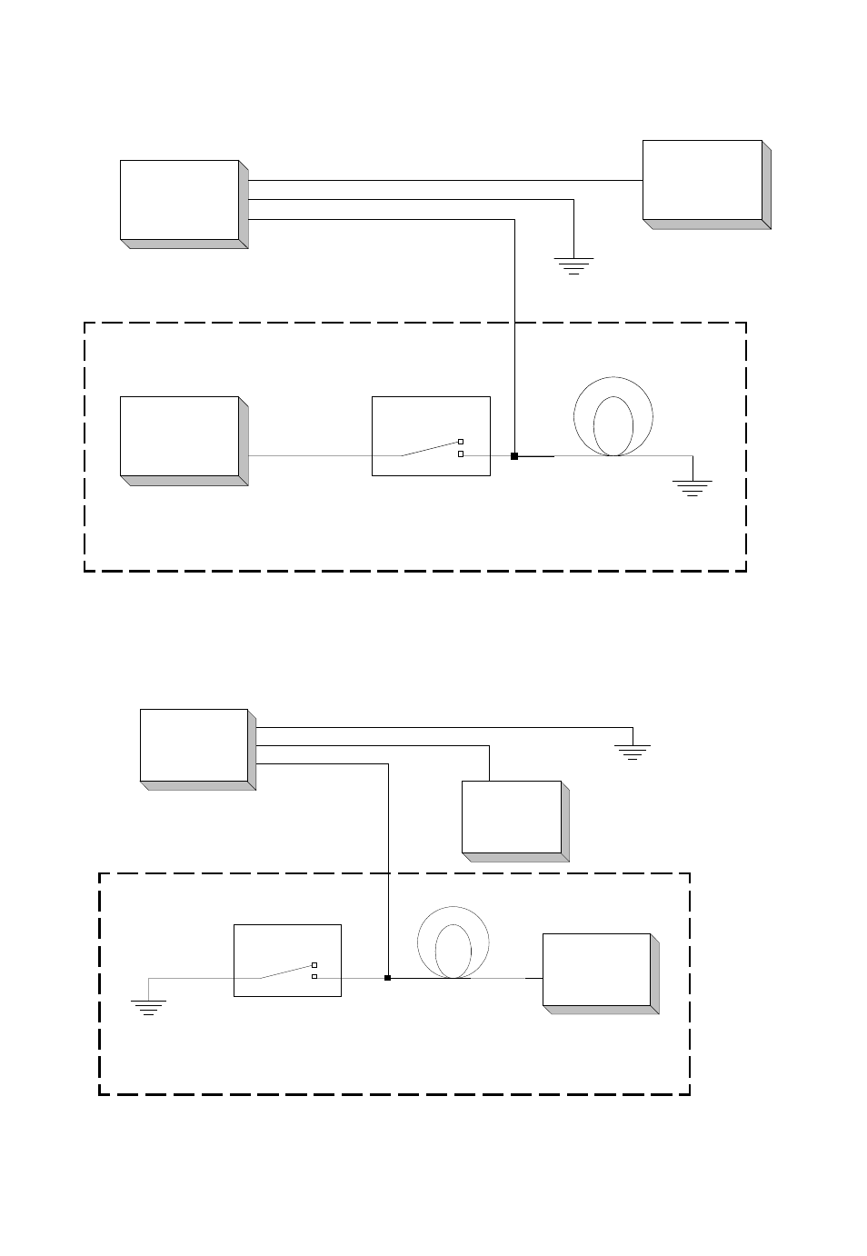 Negative switched dome lighting, Figure 4 figure 5, Positive switched dome lighting | Audiovox 128-5495E User Manual | Page 14 / 33