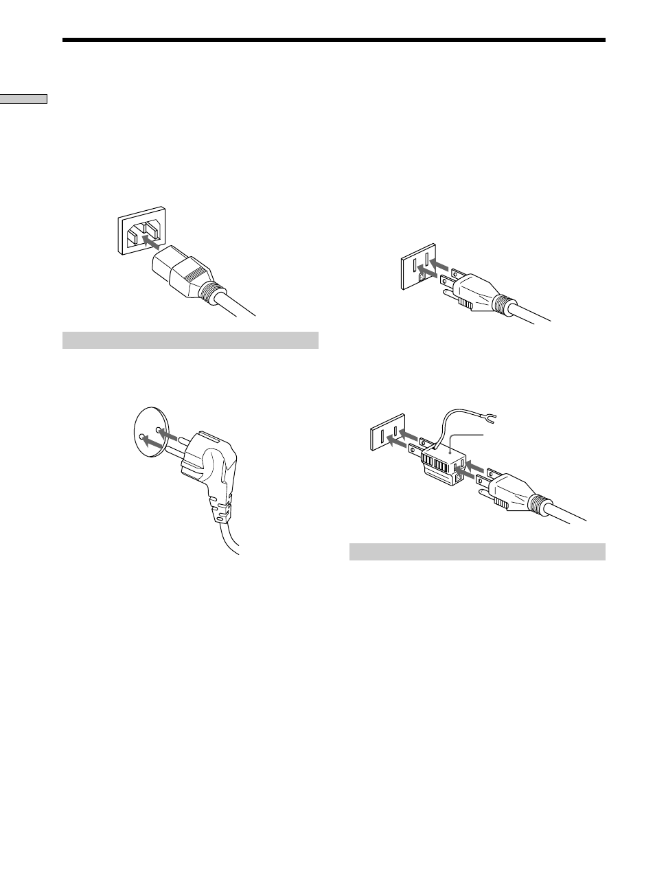 Conexión de la alimentación | Sony TA-E1 User Manual | Page 22 / 88
