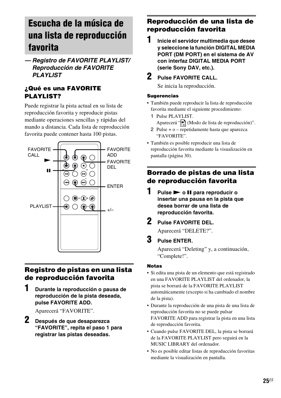 Escucha de la música de una lista de | Sony TDM-NC1 User Manual | Page 109 / 467