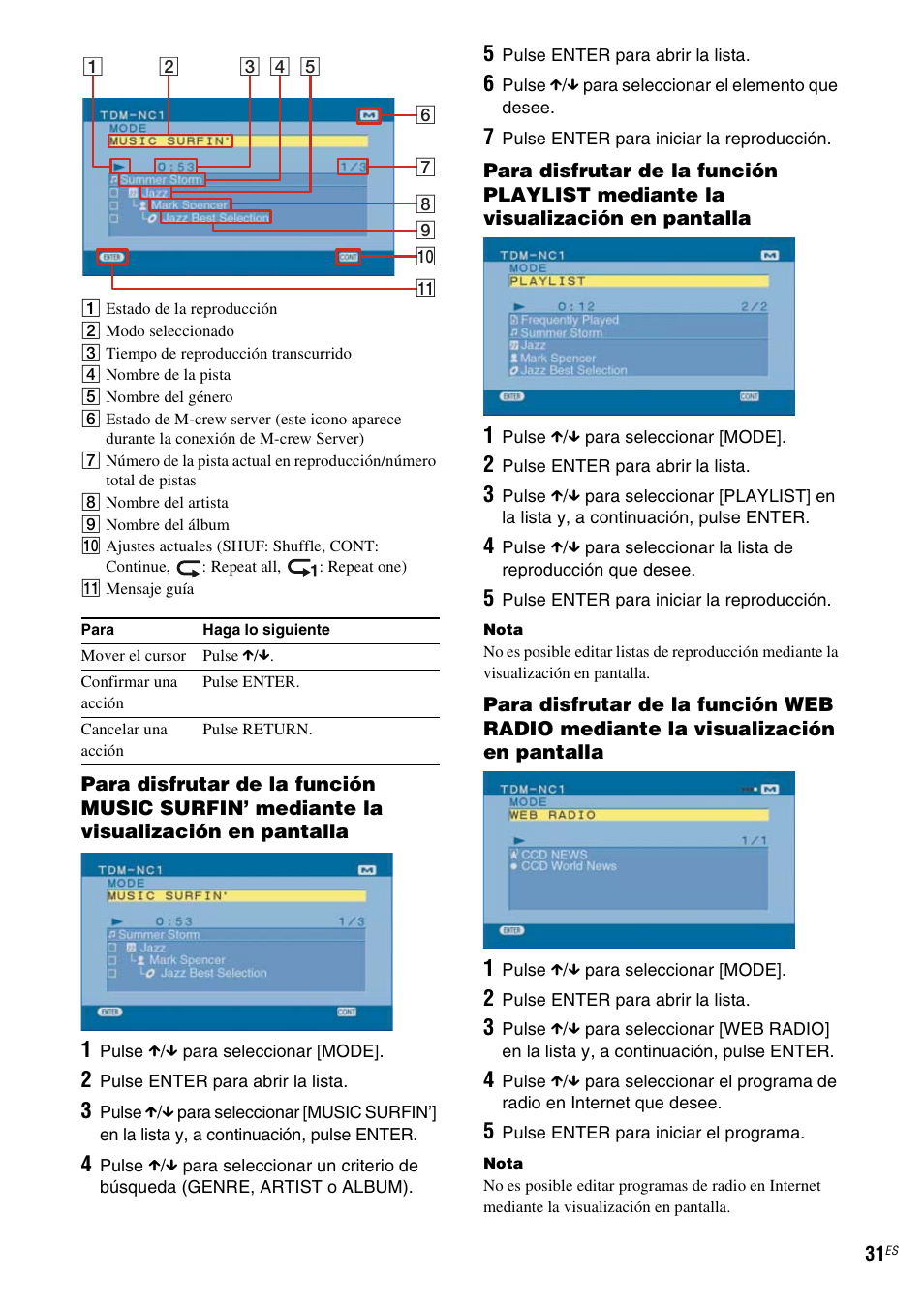Sony TDM-NC1 User Manual | Page 115 / 467