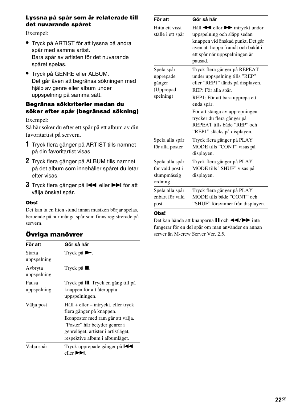 Sid. 22) | Sony TDM-NC1 User Manual | Page 278 / 467