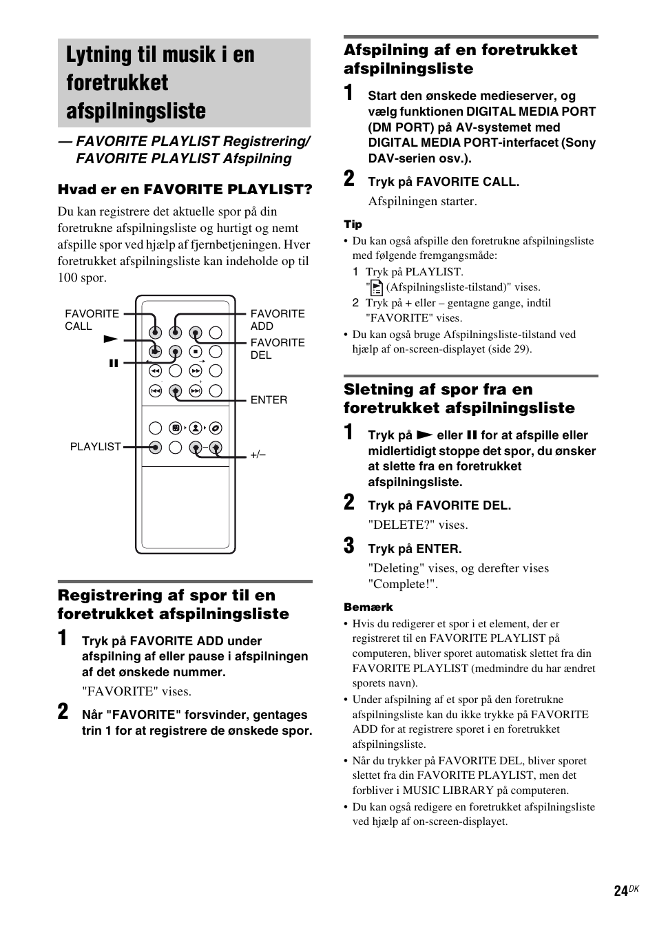 Lytning til musik i en foretrukket | Sony TDM-NC1 User Manual | Page 365 / 467