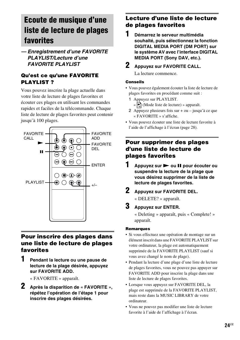 Ecoute de musique d’une liste de lecture | Sony TDM-NC1 User Manual | Page 66 / 467