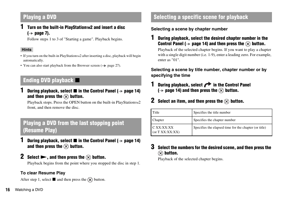 Sony KDL-22PX300 User Manual | Page 16 / 297