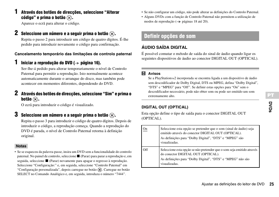Definir opções de som | Sony KDL-22PX300 User Manual | Page 211 / 297