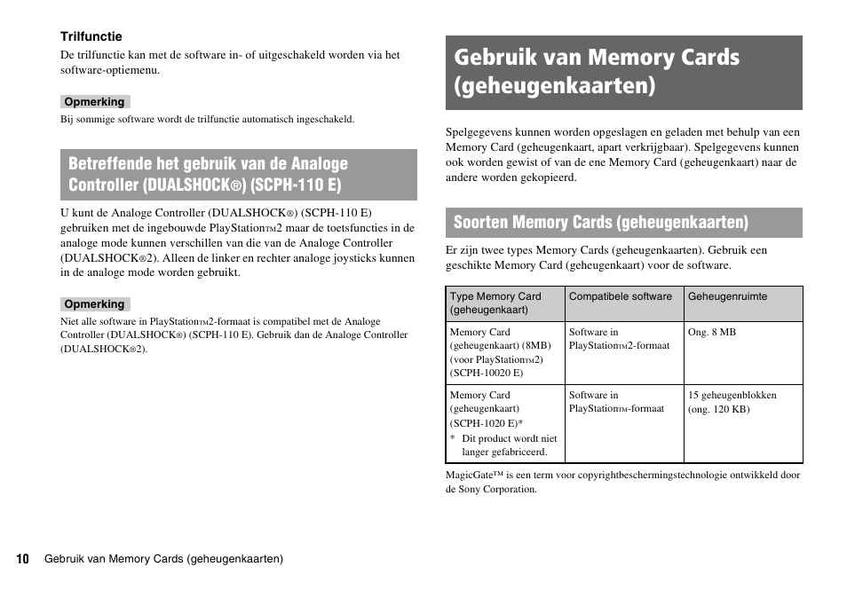 Gebruik van memory cards (geheugenkaarten), Scph-110 e) | Sony KDL-22PX300 User Manual | Page 232 / 297