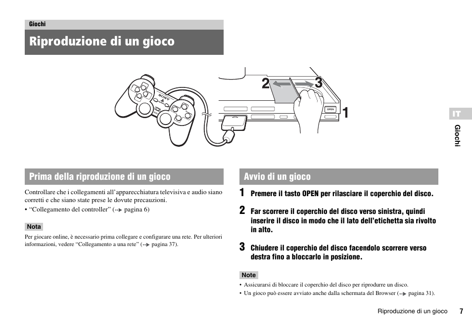 Giochi, Riproduzione di un gioco | Sony KDL-22PX300 User Manual | Page 80 / 297