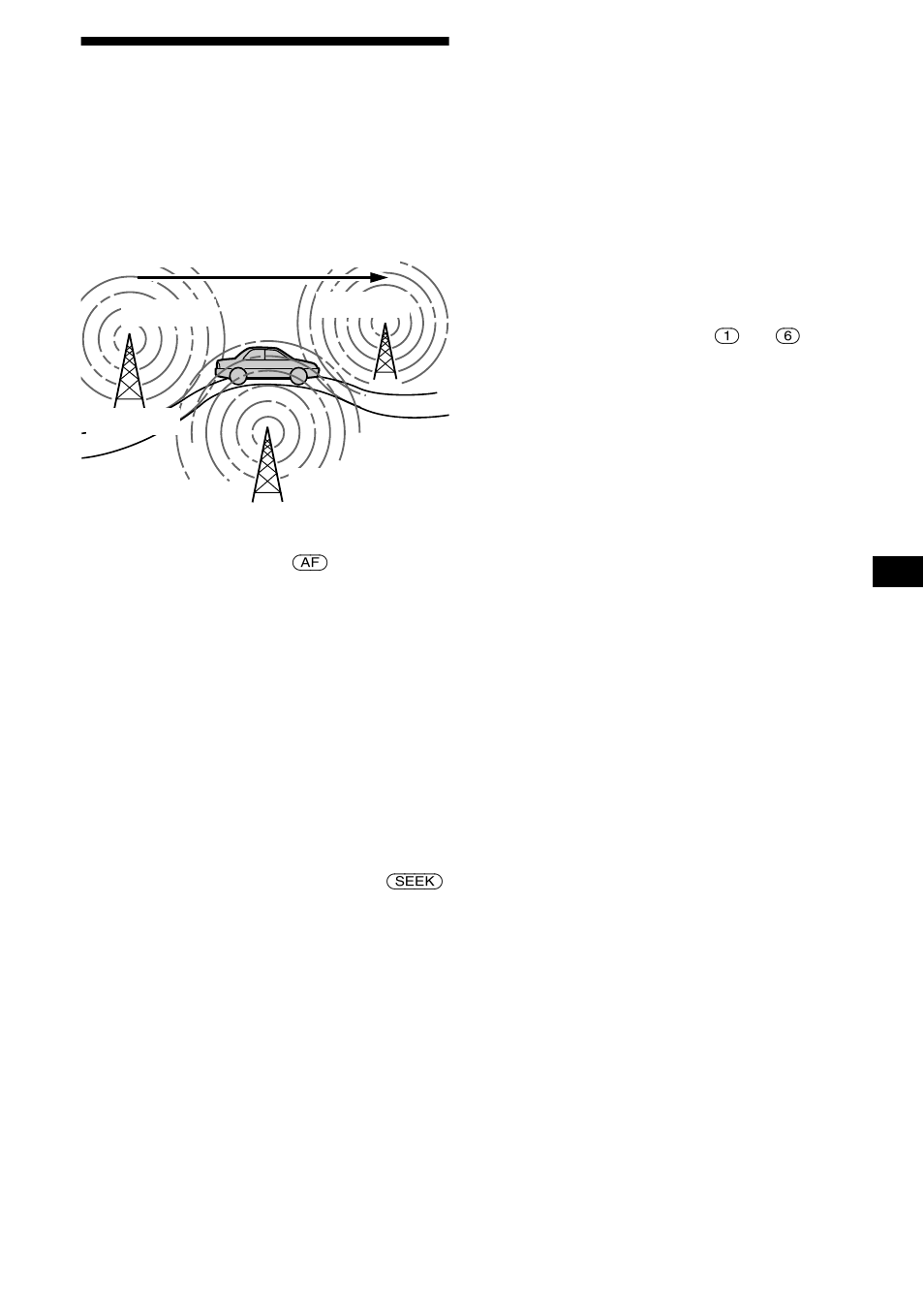 Automatisch herafstemmen voor optimale ontvangst, Automatisch herafstemmen voor optimale, Ontvangst — af functie | Sony CDX-L550V User Manual | Page 109 / 122
