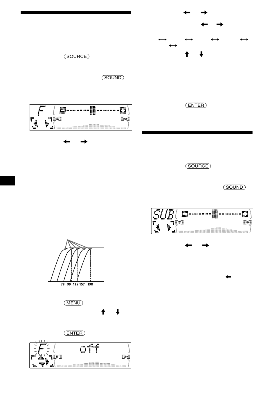 Réglage du volume du/des caisson(s) de graves, Réglage du volume avant et arrière, Cdx-m770 uniquement) | Sony MDX-M690 User Manual | Page 112 / 206