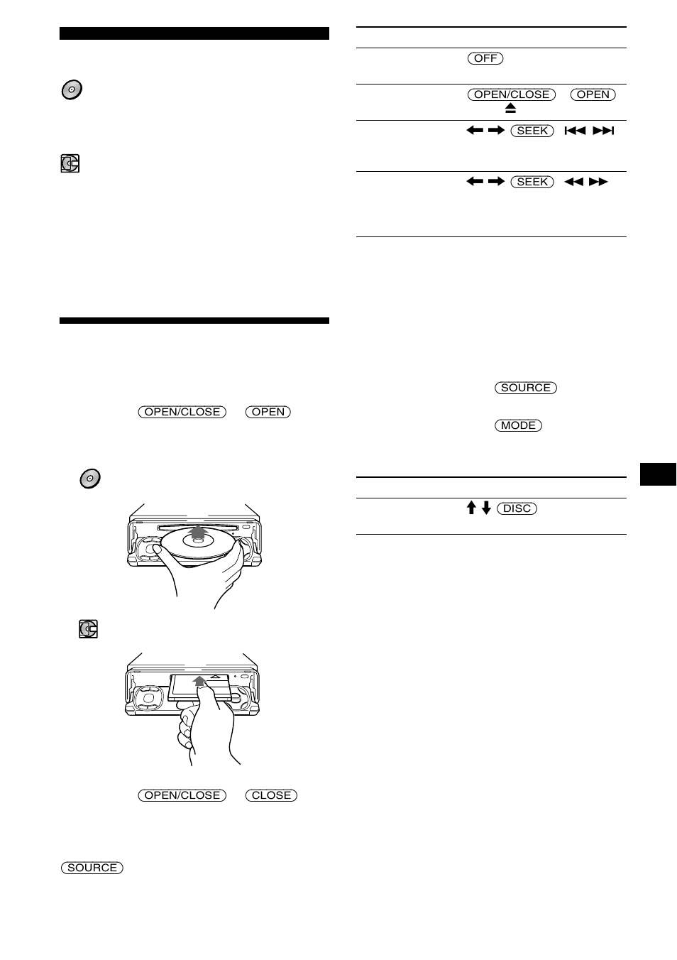 Cd/md, Riproduzione di un disco | Sony MDX-M690 User Manual | Page 135 / 206