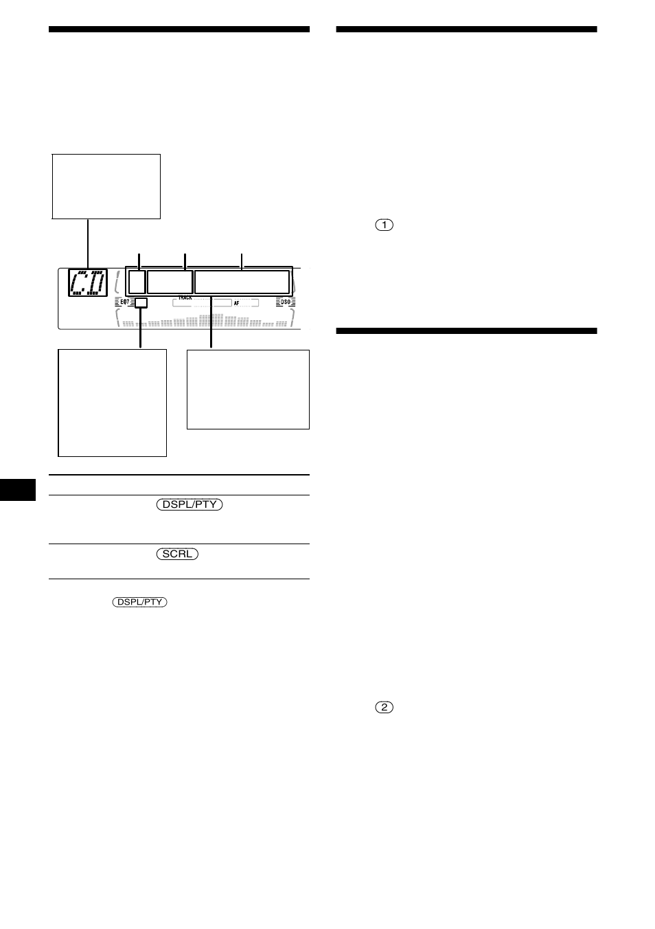Weergave via het display, Tracks herhaaldelijk afspelen, Tracks afspelen in willekeurige volgorde | Repeat play, Shuffle play, S 12, 12 weergave via het display | Sony MDX-M690 User Manual | Page 176 / 206