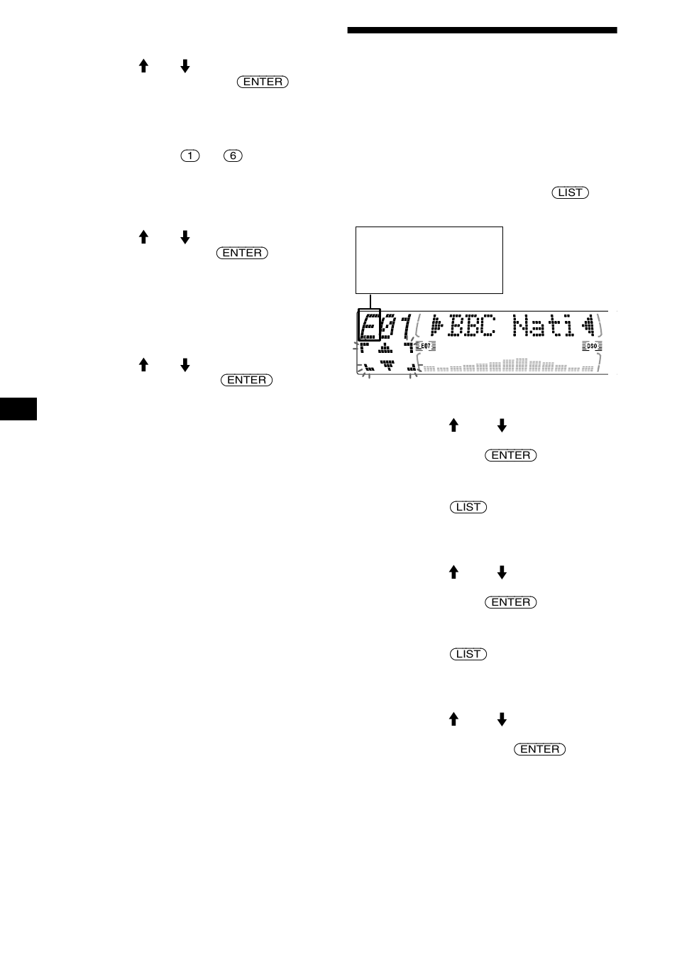 Einstellen eines dab- programms anhand einer liste, Einstellen eines dab-programms anhand einer liste | Sony MDX-M690 User Manual | Page 64 / 206