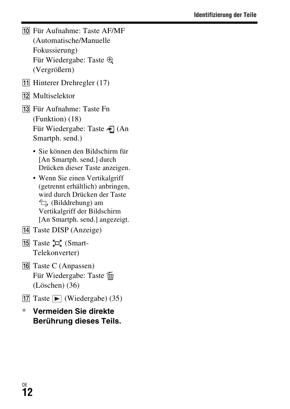 Sony ILCA-77M2 User Manual | Page 124 / 675