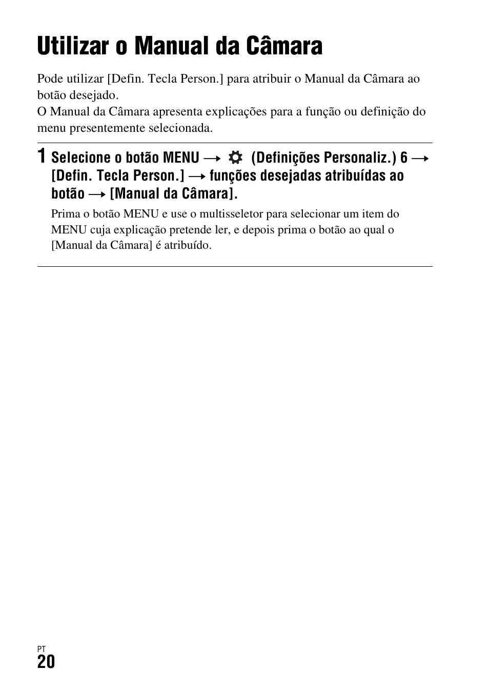 Utilizar o manual da câmara | Sony ILCA-77M2 User Manual | Page 294 / 675