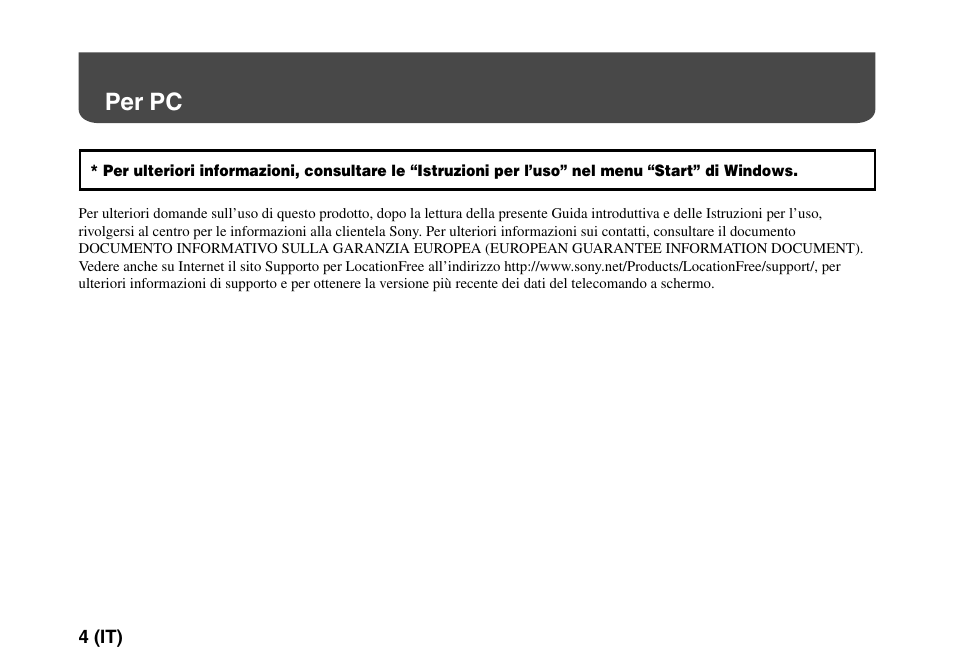 Per pc | Sony LF-PK1 User Manual | Page 98 / 155