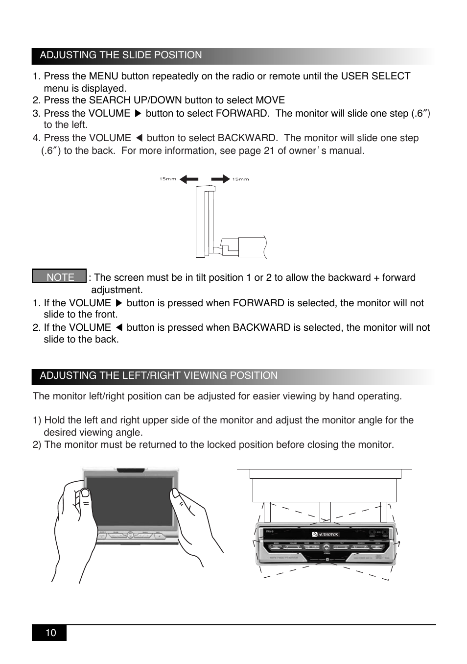 Audiovox PAV-9 User Manual | Page 12 / 36