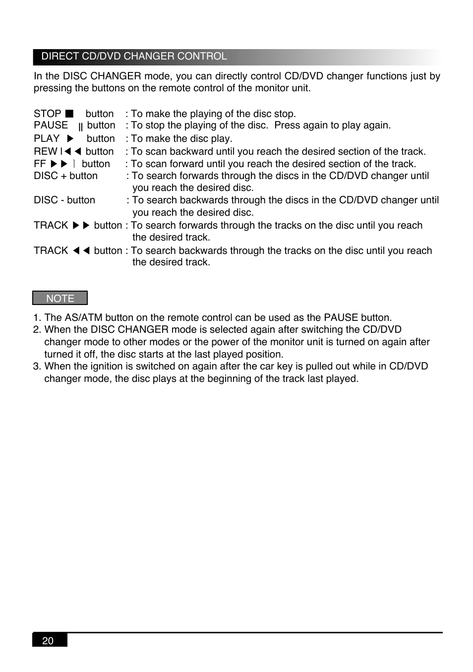 Audiovox PAV-9 User Manual | Page 22 / 36