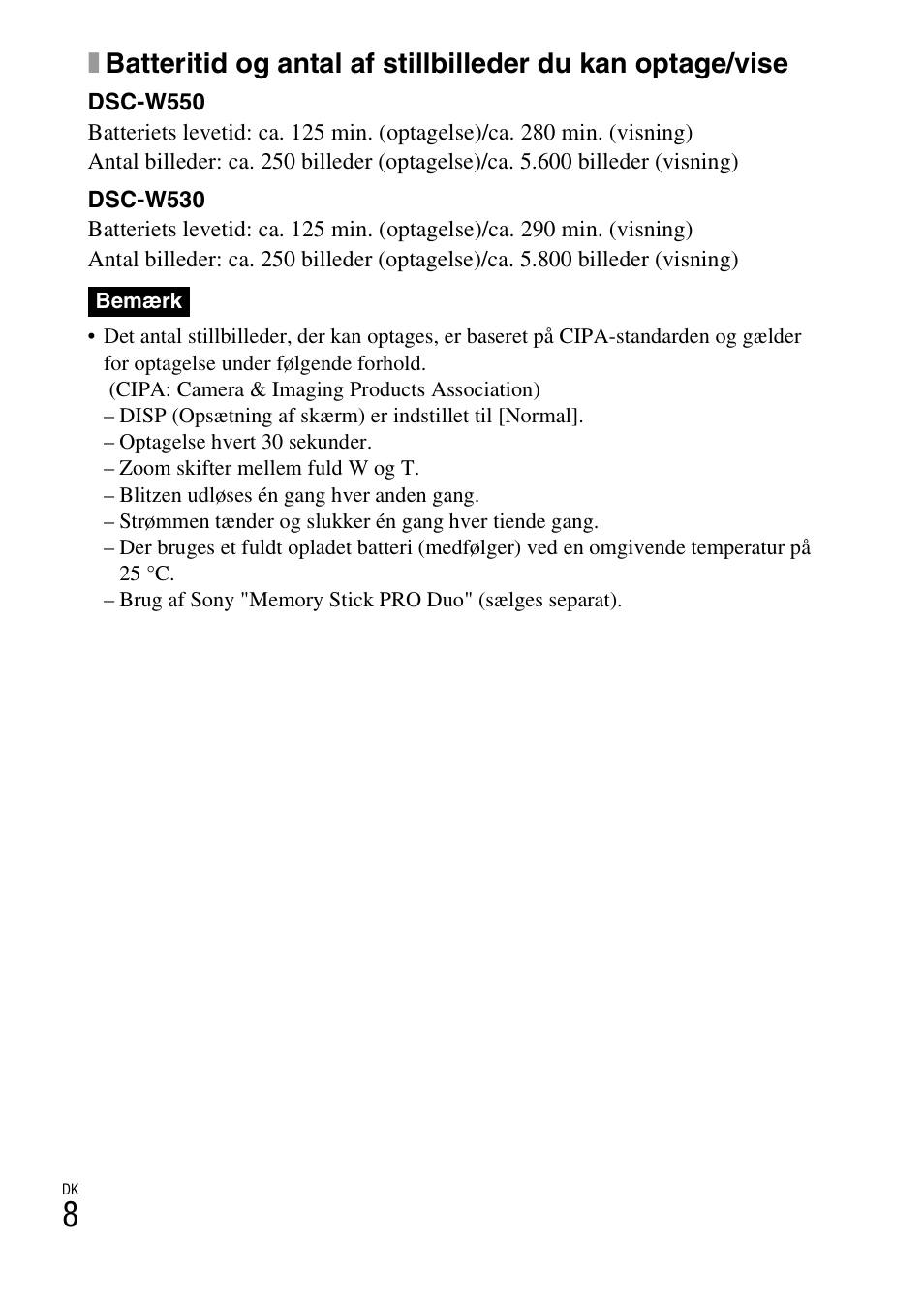 Sony DSC-W550 User Manual | Page 316 / 427
