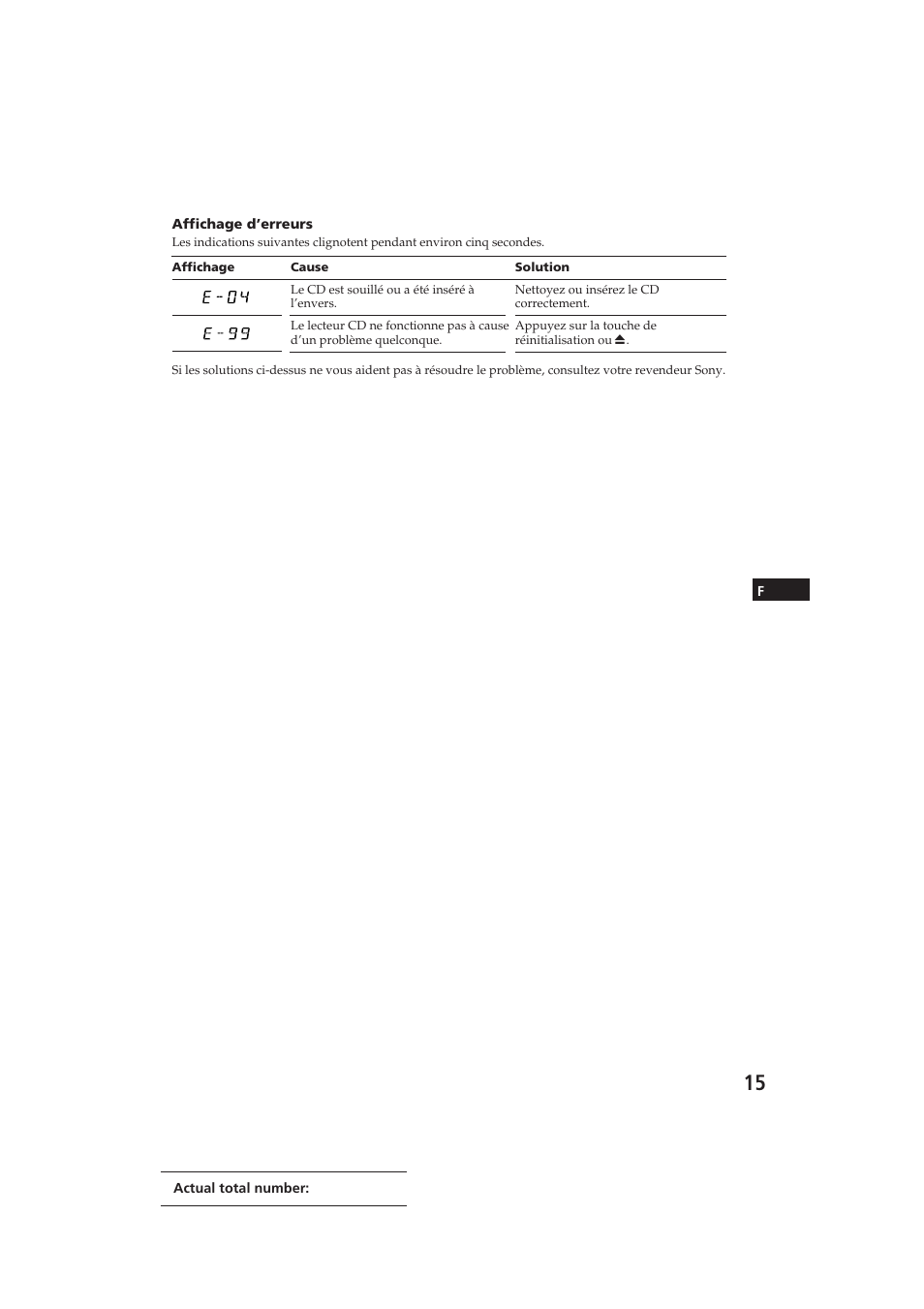 Sony CDX-3002 User Manual | Page 29 / 61
