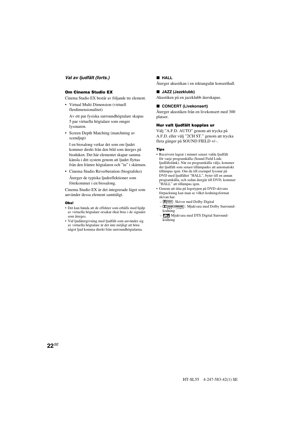 Sony HT-SL40 User Manual | Page 108 / 216