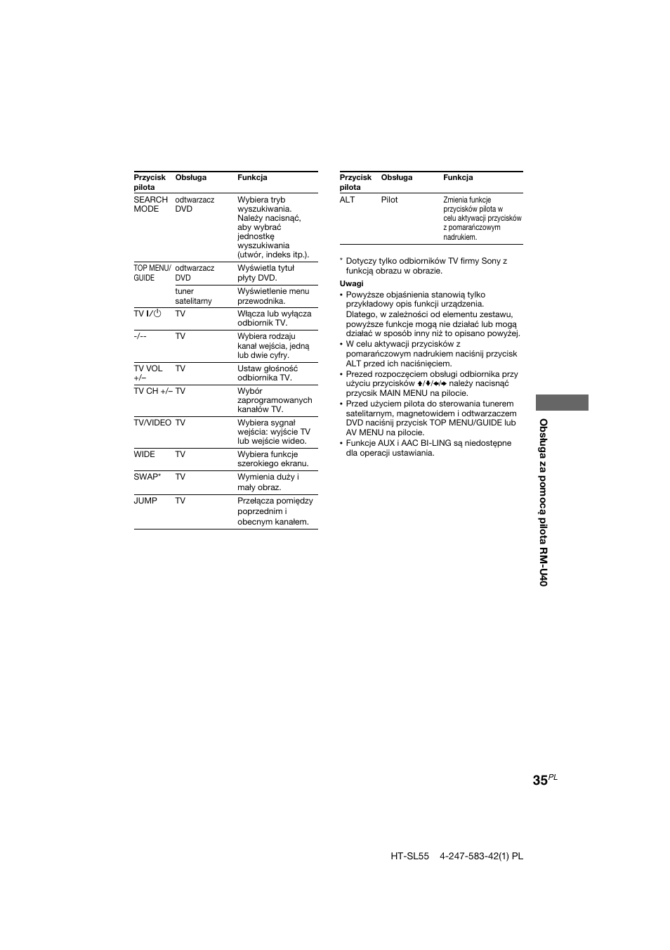 Sony HT-SL40 User Manual | Page 207 / 216