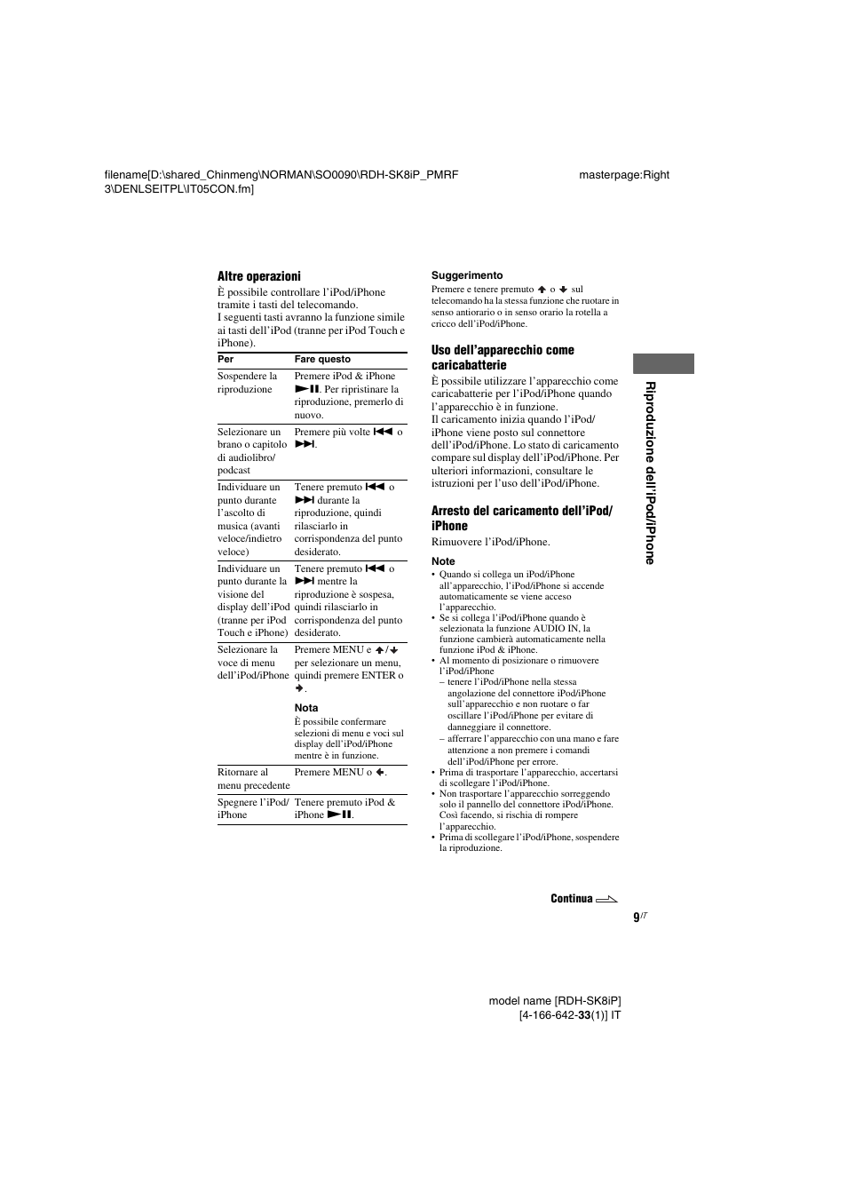 Sony RDH-SK8iP User Manual | Page 65 / 96