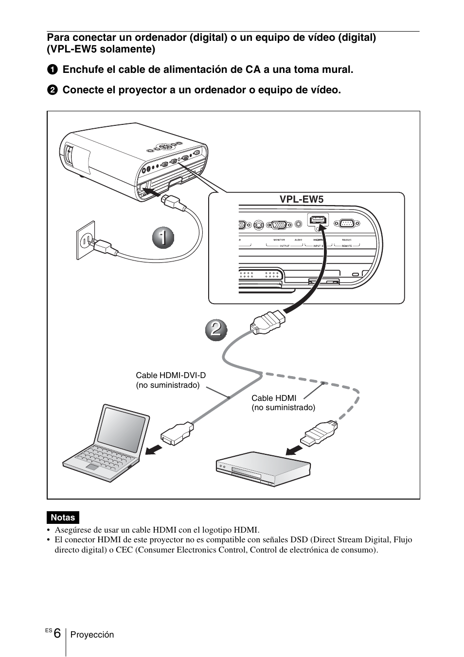 Sony VPL-EW5 User Manual | Page 50 / 107