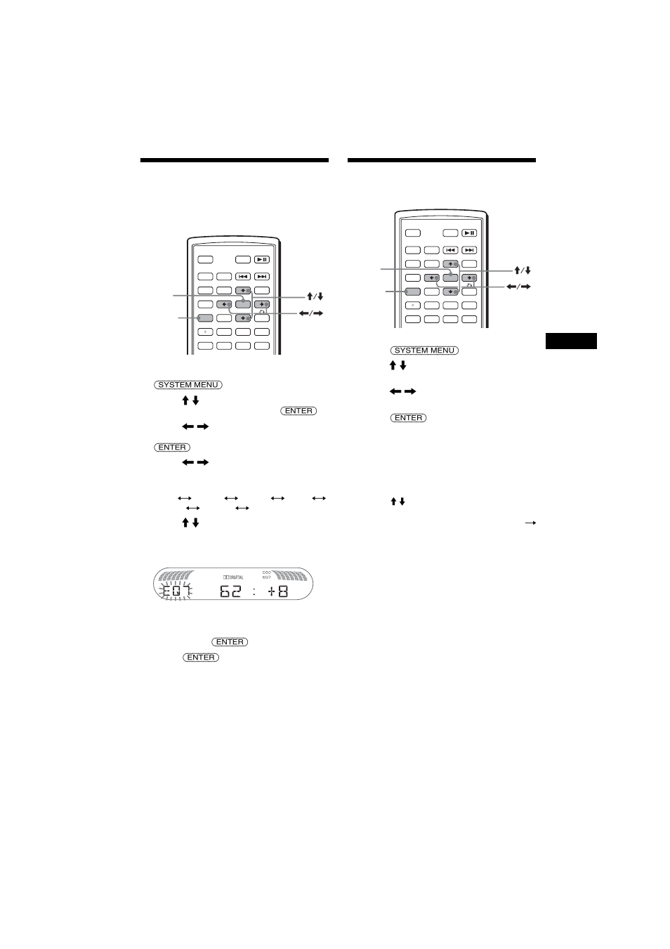 Adjusting the equalizer curve, Eq7 tune, Adjusting unit menu items | System menu | Sony MEX-R1 User Manual | Page 37 / 288