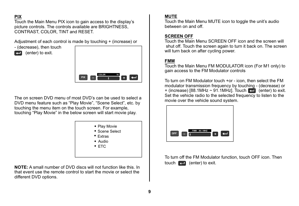 Audiovox HR7008APKG User Manual | Page 9 / 28