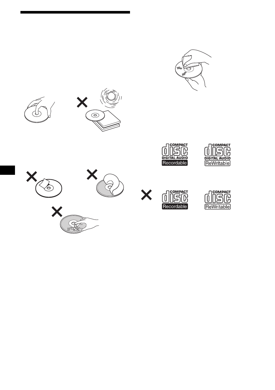 Opmerkingen over discs, 6opmerkingen over discs | Sony CDX-R3000 User Manual | Page 102 / 122