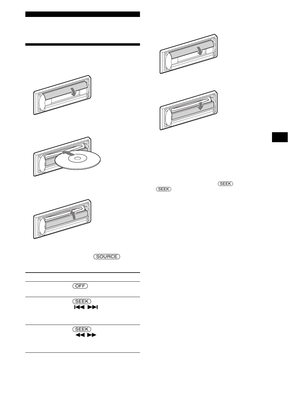 Cd-player, Wiedergeben einer cd | Sony CDX-R3000 User Manual | Page 33 / 122