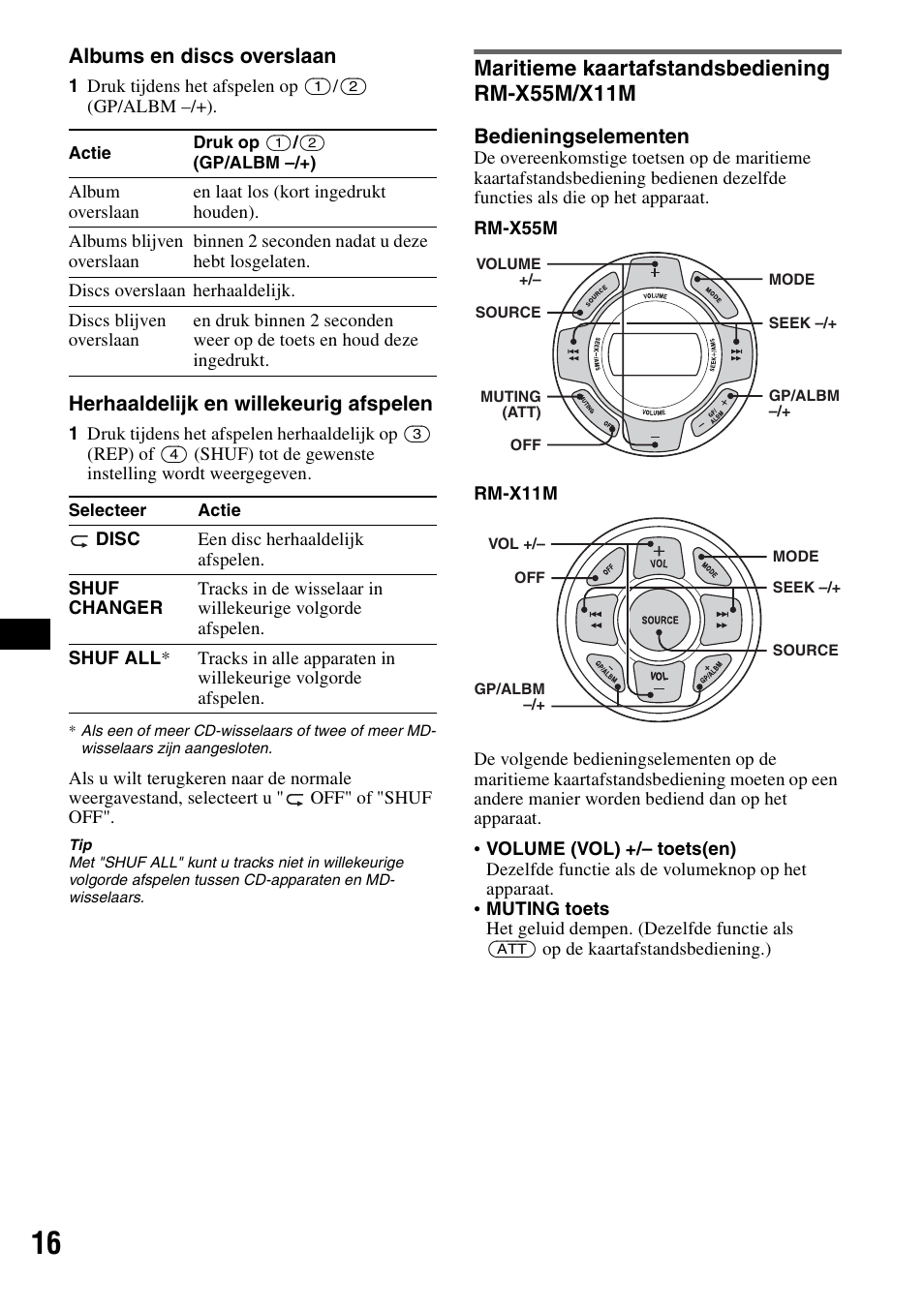 Maritieme kaartafstandsbediening rm-x55m/x11m | Sony CDX-H905iP User Manual | Page 106 / 136