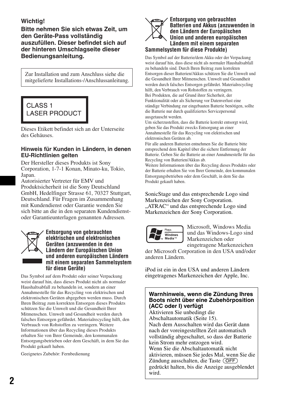 Sony CDX-H905iP User Manual | Page 70 / 136