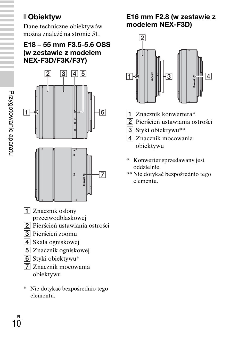 Xobiektyw | Sony NEX-F3 User Manual | Page 374 / 522