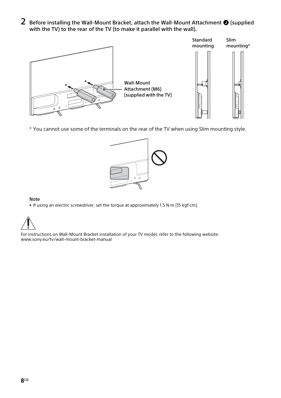 Sony KDL-55W829B User Manual | Page 8 / 256