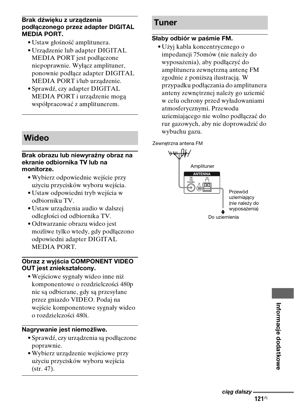 Wideo tuner | Sony STR-DH800 User Manual | Page 243 / 252
