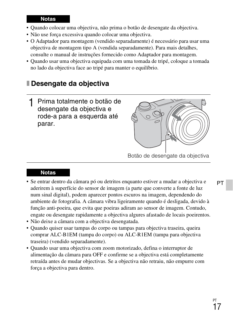 Xdesengate da objectiva | Sony NEX-6L User Manual | Page 333 / 627
