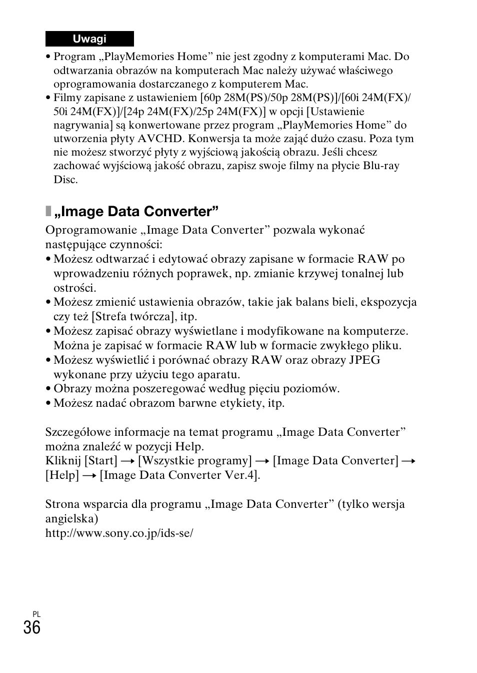 X„image data converter | Sony NEX-6L User Manual | Page 474 / 627