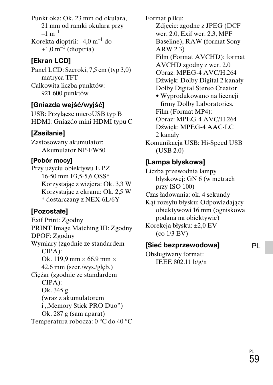Sony NEX-6L User Manual | Page 497 / 627