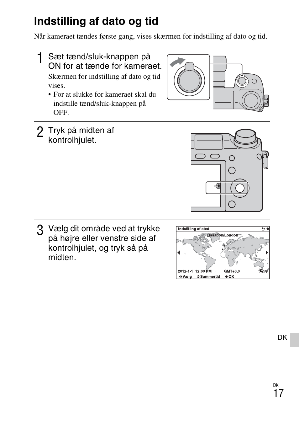 Indstilling af dato og tid | Sony NEX-6L User Manual | Page 607 / 627