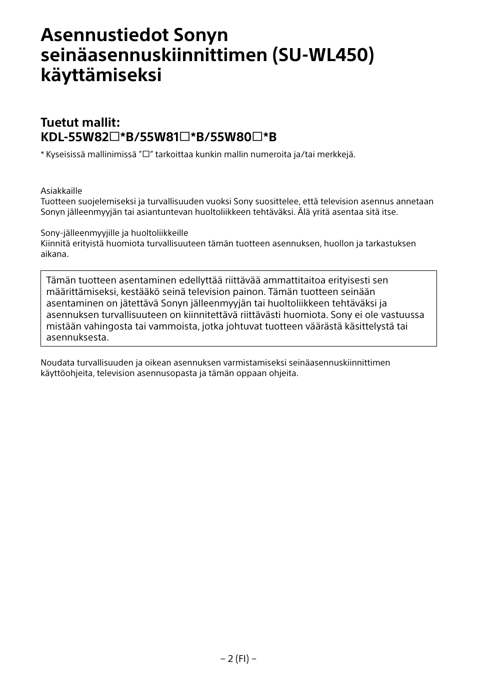 Sony KDL-55W805B User Manual | Page 112 / 321