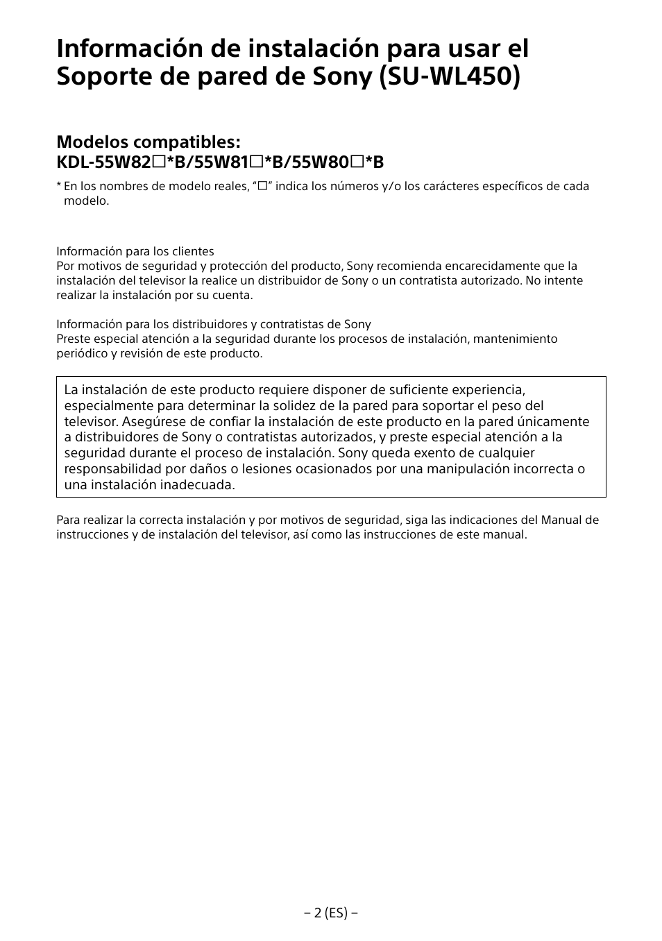 Sony KDL-55W805B User Manual | Page 24 / 321