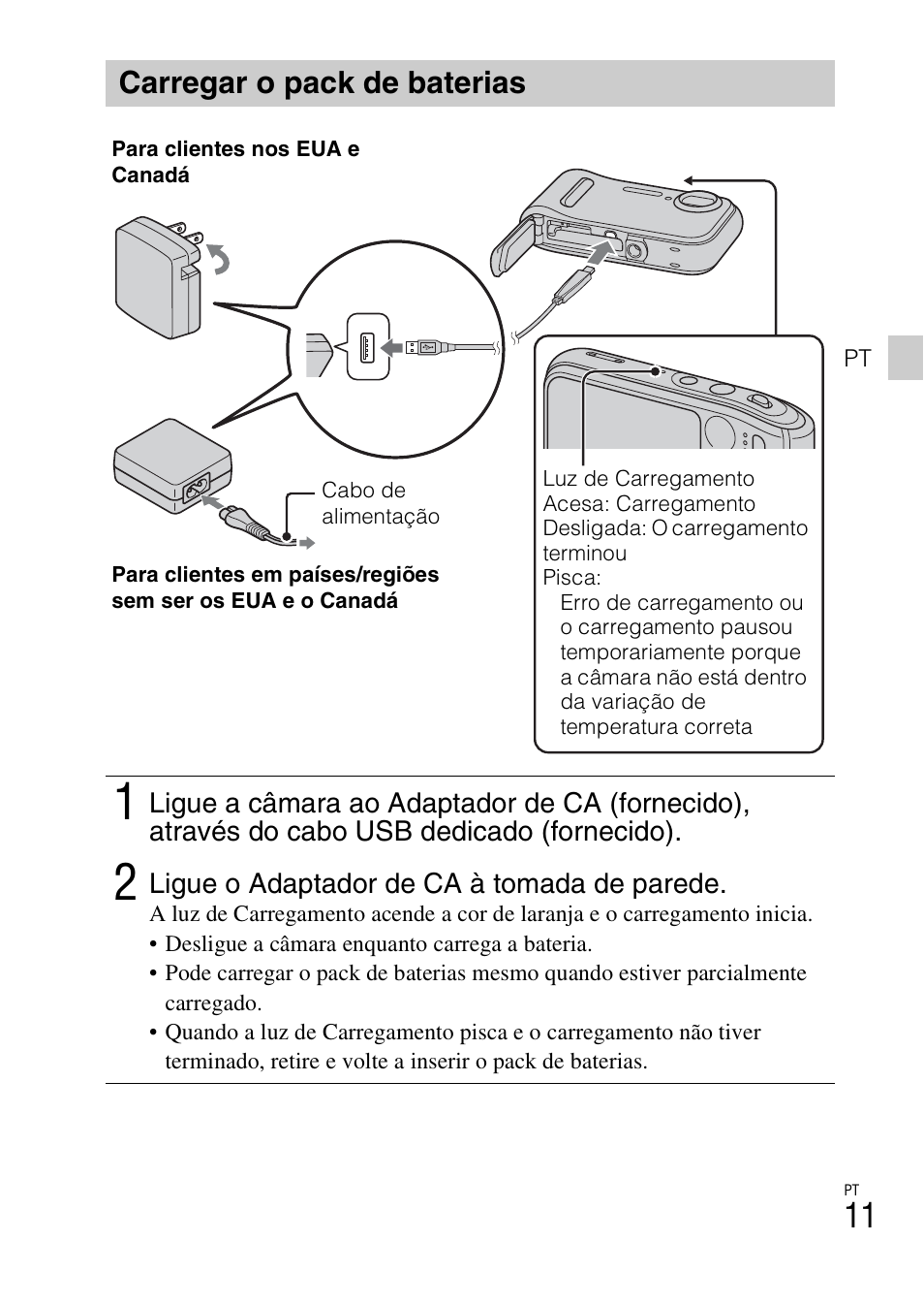 Carregar o pack de baterias | Sony DSC-TF1 User Manual | Page 139 / 579