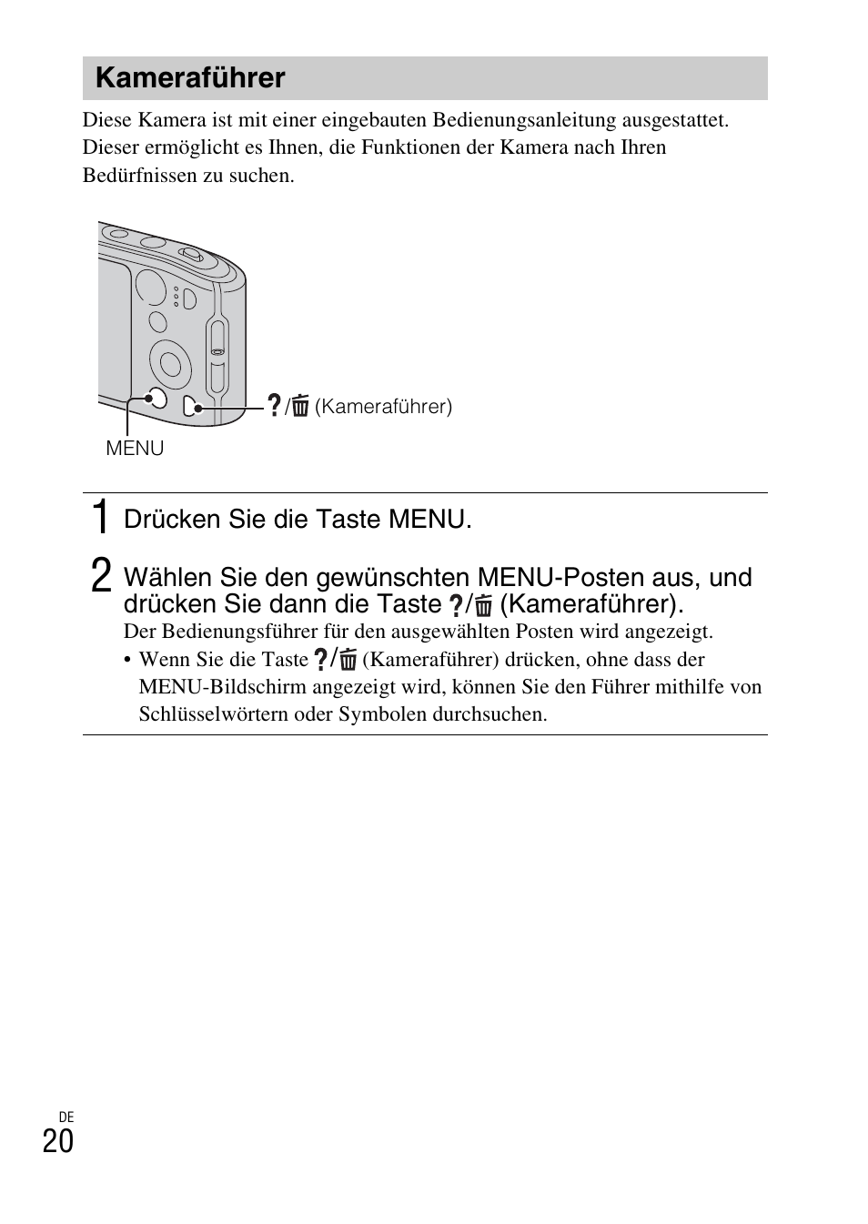 Kameraführer | Sony DSC-TF1 User Manual | Page 178 / 579
