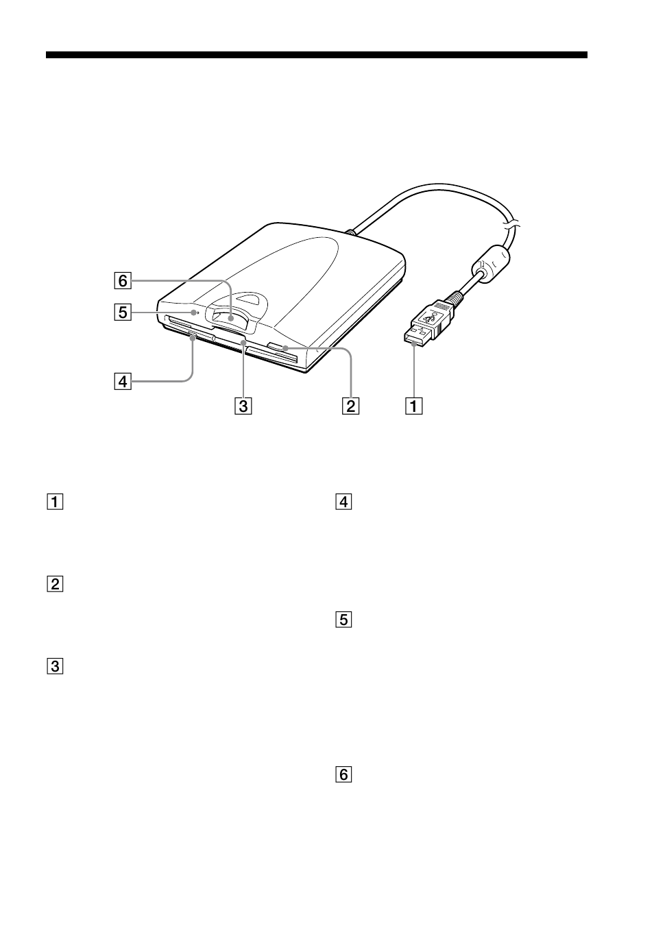 Nomi e funzioni delle parti | Sony MSFD-20U User Manual | Page 53 / 128