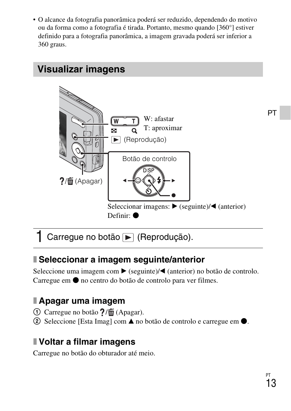 Visualizar imagens | Sony DSC-W620 User Manual | Page 105 / 435