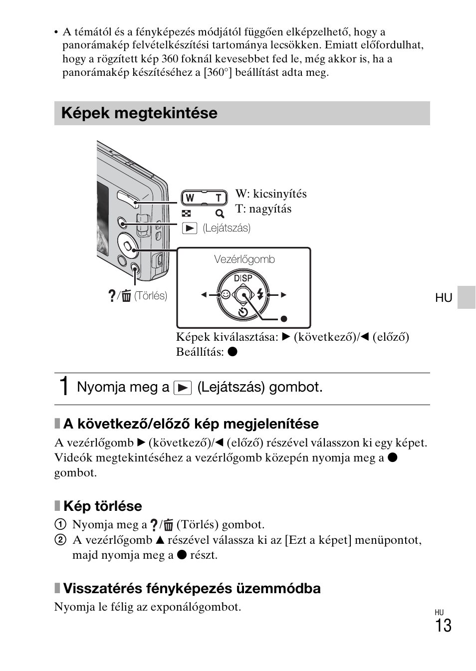 Képek megtekintése | Sony DSC-W620 User Manual | Page 217 / 435