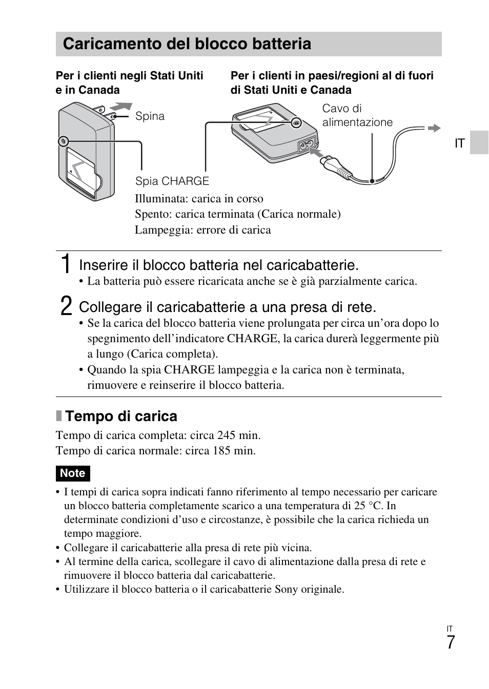Caricamento del blocco batteria | Sony DSC-W620 User Manual | Page 55 / 435